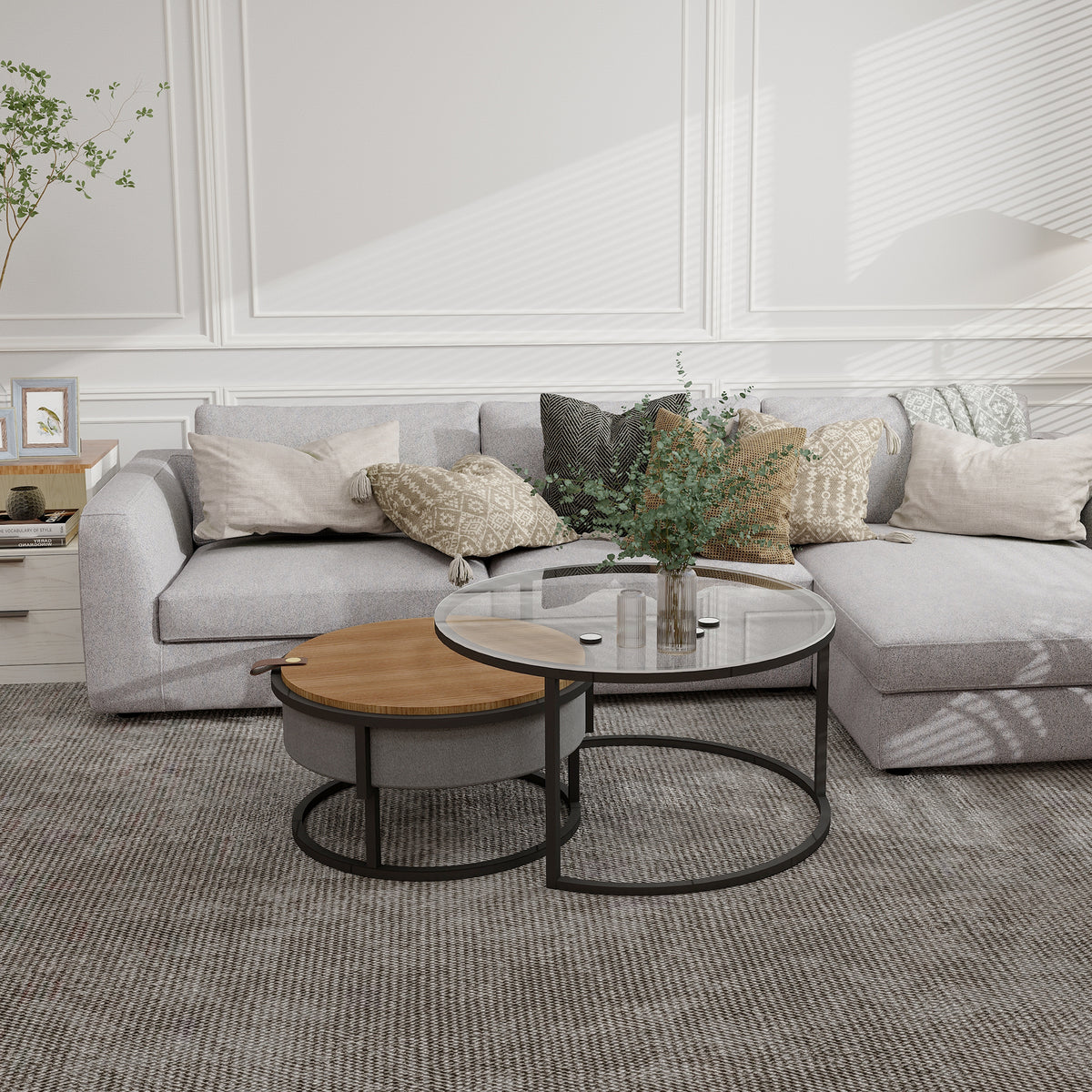 Nesting Coffee Table with Storage – STORAGEWORKS