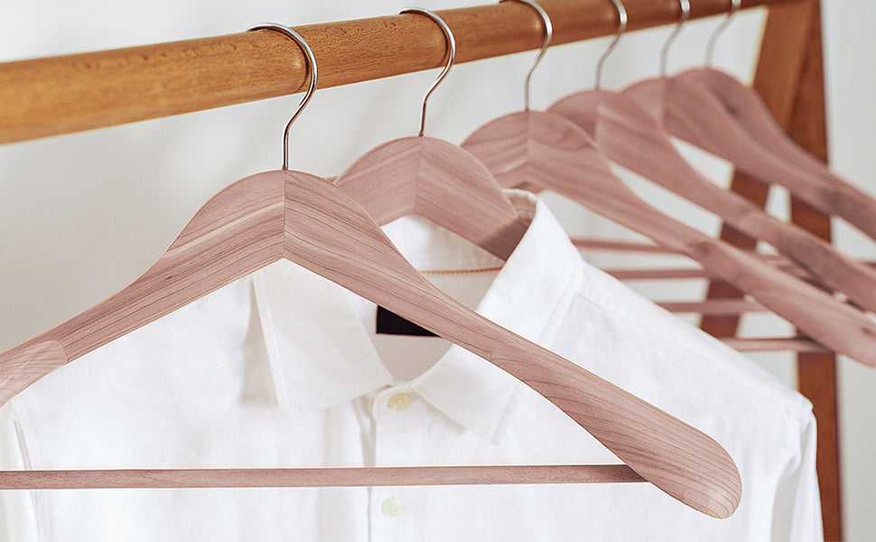 Outfitting Your Closet with Functional Wood Hangers