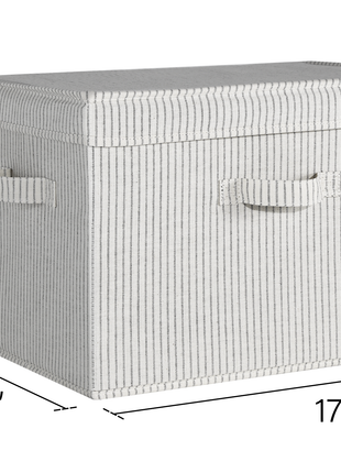 Fabric Storage Bins with Lid, 2-Pack