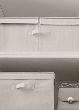 Extra Large Storage Bins with Lids, 55L Decorative Organizer