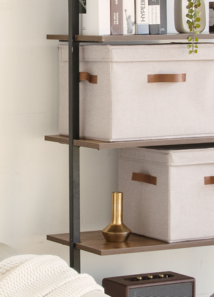 Fabric Storage Bins with Lid, 2-Pack