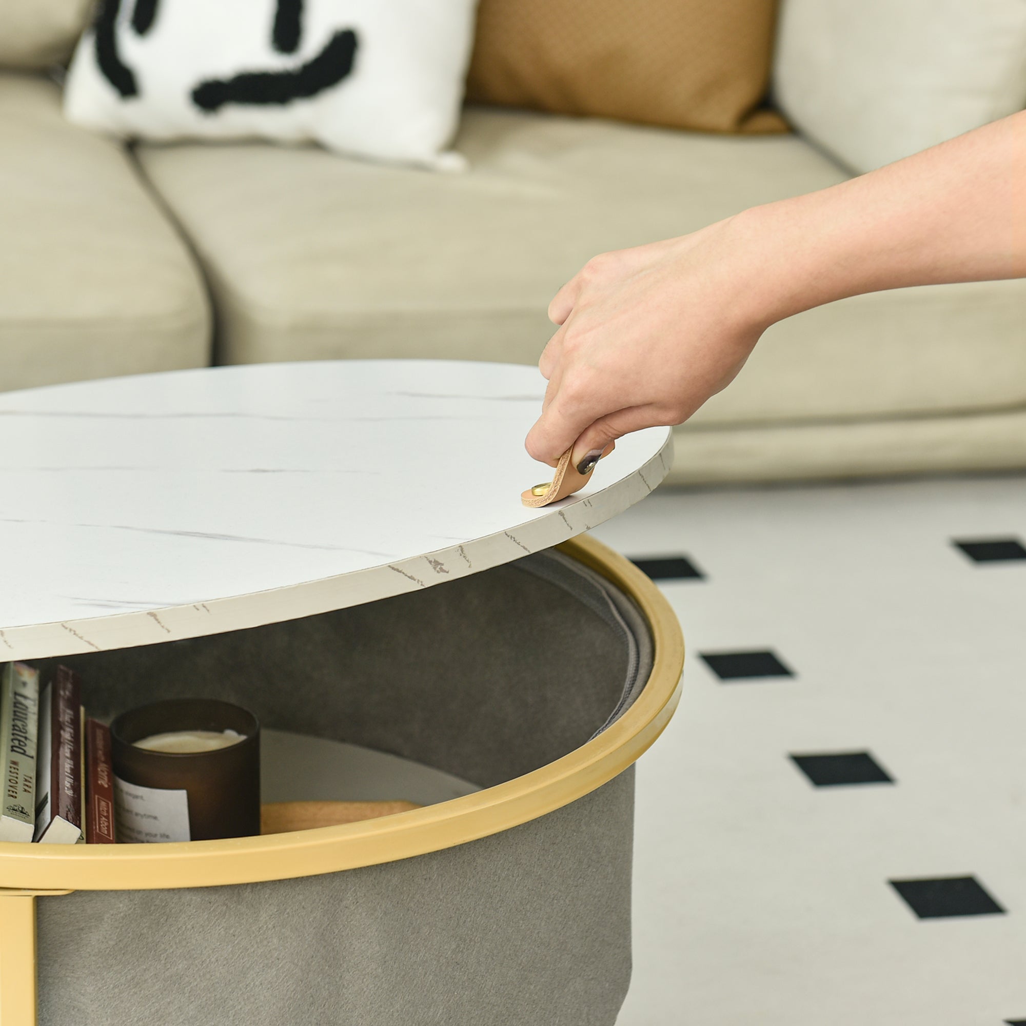 Nesting Coffee Table with Storage