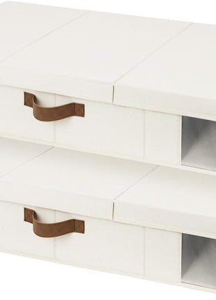 Under Bed Storage Bins with Lids, 2 Pack