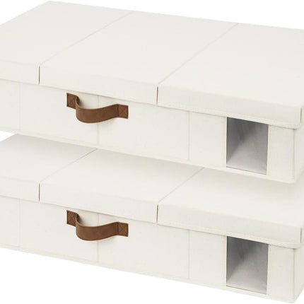 StorageWorks Under Bed Storage Bins with Lids, 2 Pack