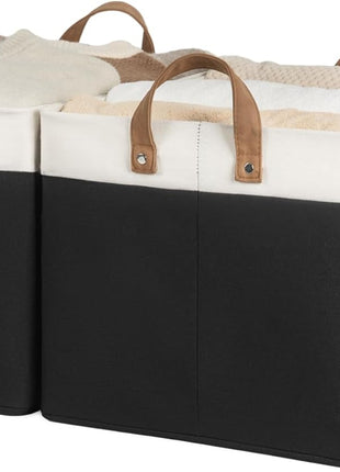 Storage Bins, Shelves Baskets for Organizing, 2 Pack