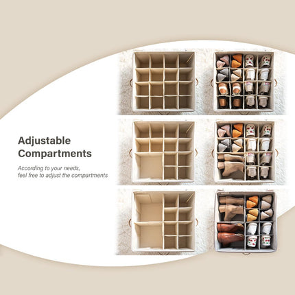 StorageWorks Shoe Organizer for Closet, Fits up to 16 Pairs, 1 Pack