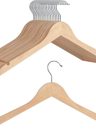 Premium Solid Wood Clothes Hanger for Tank Top, T-Shirt, Strap Dress