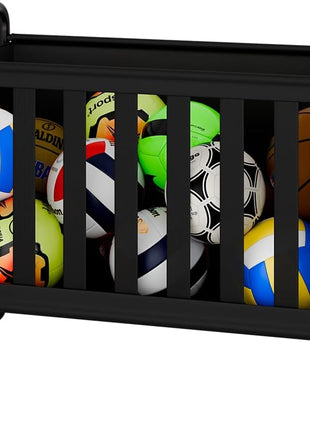 Garage Sports Equipment Organizer with Hooks