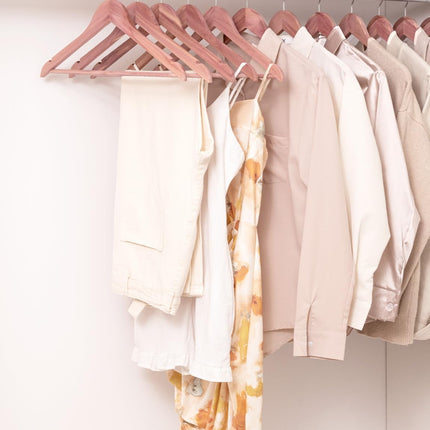 StorageWorks Cedar Wood Clothes Hangers for Shirts, Jackets, Pants, Suits, Sweaters