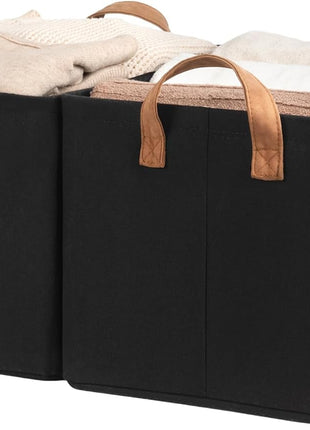 Storage Bins, Shelves Baskets for Organizing, 2 Pack