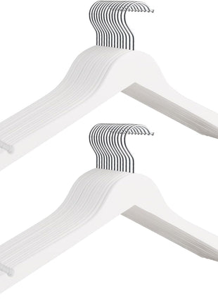 Premium Solid Wood Clothes Hanger for Tank Top, T-Shirt, Strap Dress