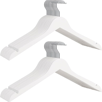 StorageWorks Premium Solid Wood Clothes Hanger for Tank Top, T-Shirt, Strap Dress