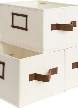 Storage Baskets for Shelves, 3-Pack