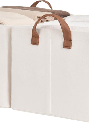 Storage Bins, Shelves Baskets for Organizing, 2 Pack