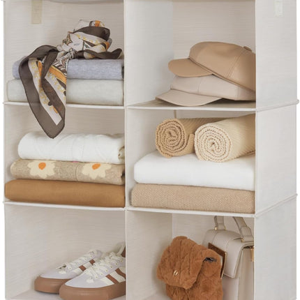 StorageWorks Hanging Closet Organizer with Garment Rod