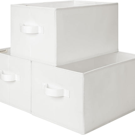 SroageWorks Storage Baskets for Shelves, 3-Pack