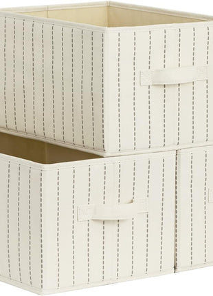 Storage Baskets for Shelves, 3-Pack