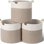 White & Brown / 12 ½''L x 12 ½''W x 12 ½''H