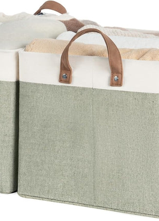 Storage Bins, Shelves Baskets for Organizing, 2 Pack