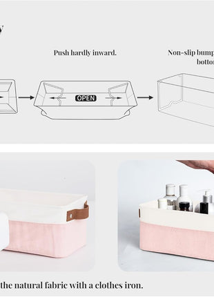 Narrow Storage Bins, Small Baskets for Organizing