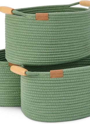 13 inch Cotton Rope Woven Basket for Organizing