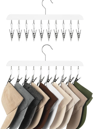 Hat Rack, Closet Organizer and Storage for Baseball Caps