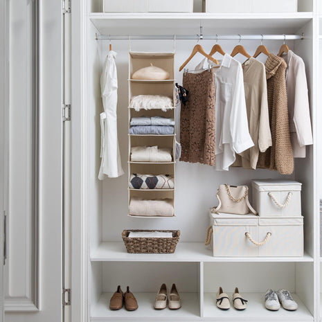 6-Shelf Hanging Closet Organizer