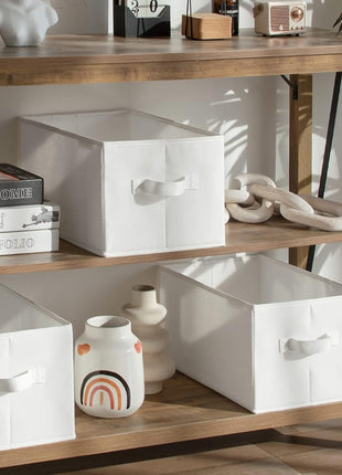 Storage Baskets for Shelves, 3-Pack