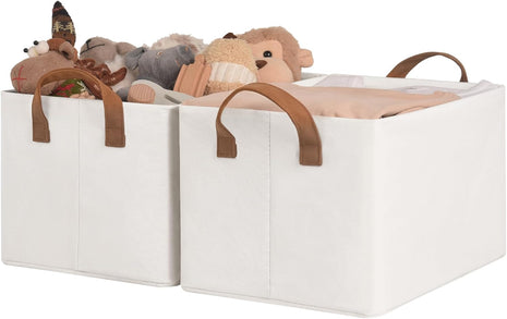 Storage Bins, Shelves Baskets for Organizing, 2 Pack