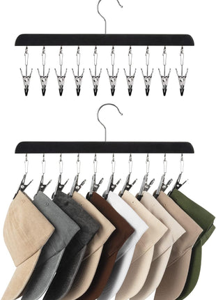 Hat Rack, Closet Organizer and Storage for Baseball Caps