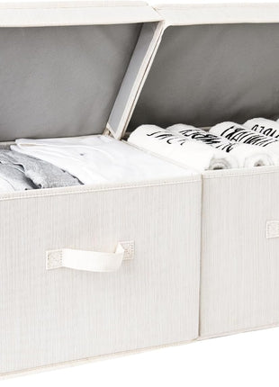 Fabric Storage Bins with Lid, 2-Pack