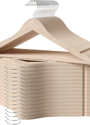 Cedar Wood Clothes Hangers for Shirts, Jackets, Pants, Suits, Sweaters