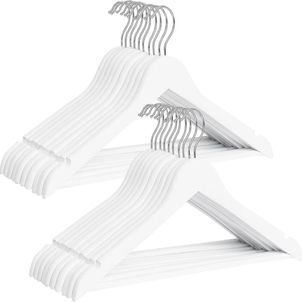 StorageWorks Baby Hangers, Maple Wood Clothes Organizer for Toddler