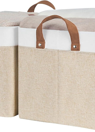 Storage Bins, Shelves Baskets for Organizing, 2 Pack