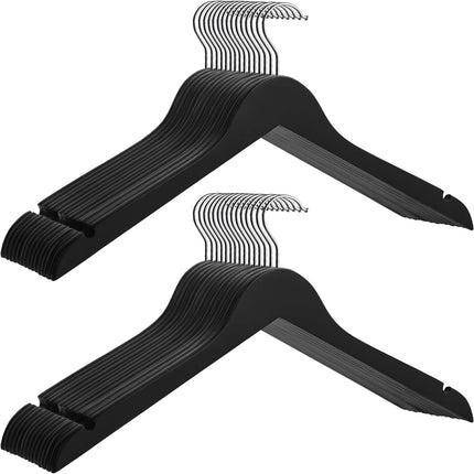 StorageWorks Premium Solid Wood Clothes Hanger for Tank Top, T-Shirt, Strap Dress