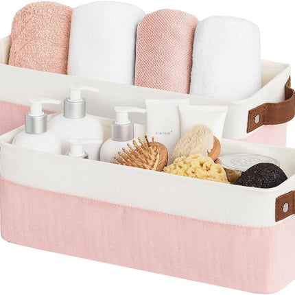 StorageWorks Narrow Storage Bins, Small Baskets for Organizing