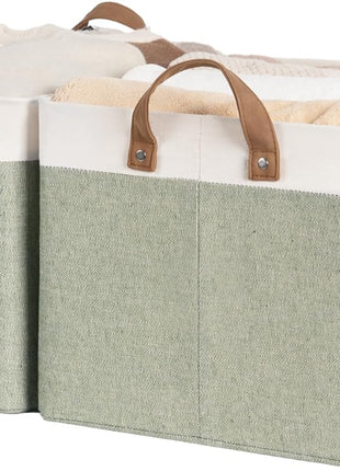 Storage Bins, Shelves Baskets for Organizing, 2 Pack