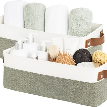 StorageWorks Narrow Storage Bins, Small Baskets for Organizing
