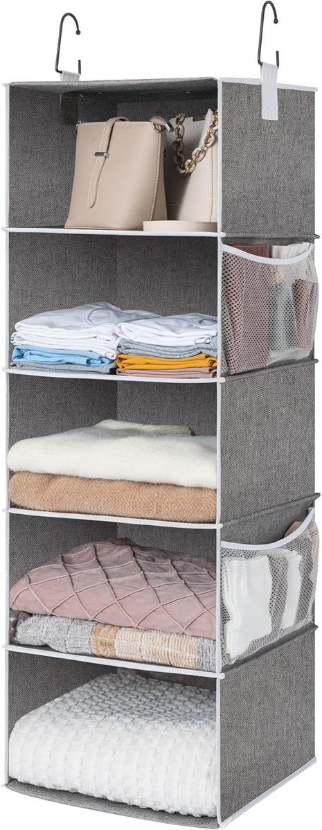 6-Shelf Hanging Closet Organizer