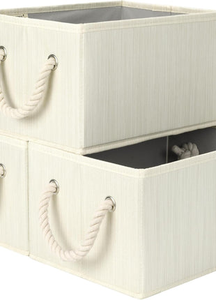 Storage Baskets for Shelves, 3-Pack