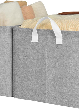 Storage Bins, Shelves Baskets for Organizing, 2 Pack