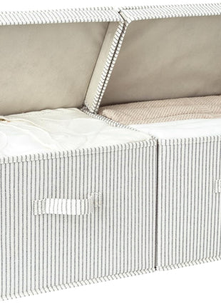 Fabric Storage Bins with Lid, 2-Pack