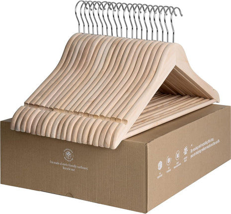 Cedar Wood Clothes Hangers for Shirts, Jackets, Pants, Suits, Sweaters