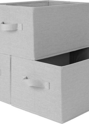 Storage Baskets for Shelves, 3-Pack