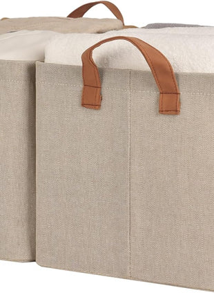 Storage Bins, Shelves Baskets for Organizing, 2 Pack