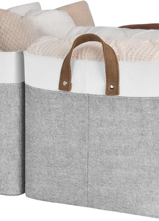 Storage Bins, Shelves Baskets for Organizing, 2 Pack