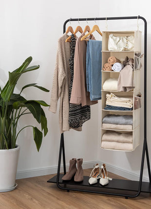 6-Shelf Hanging Closet Organizer