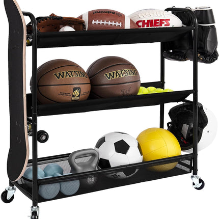 StorageWorks Garage Sports Equipment Organizer with Hooks