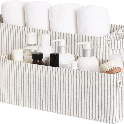 StorageWorks Narrow Storage Bins, Small Baskets for Organizing