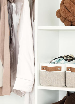 Narrow Storage Bins, Small Baskets for Organizing